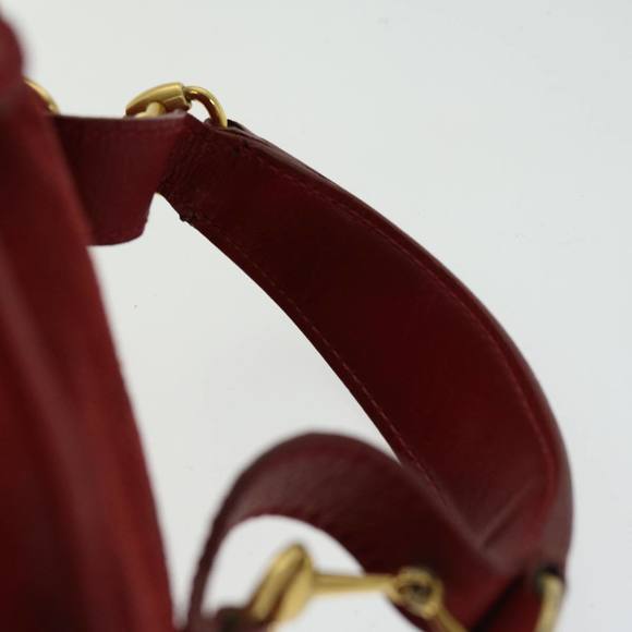 GUCCI Vanity Cosmetic Pouch Suede Red 032 1705 0141 Auth 66538 - Picture 8 of 16